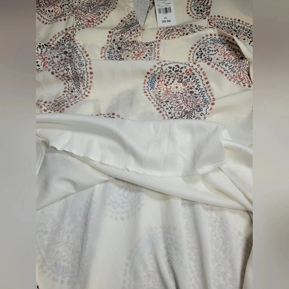NWT Cal Style Paisley Print Tunic sz XL Babydoll Cut - Picture 10 of 11